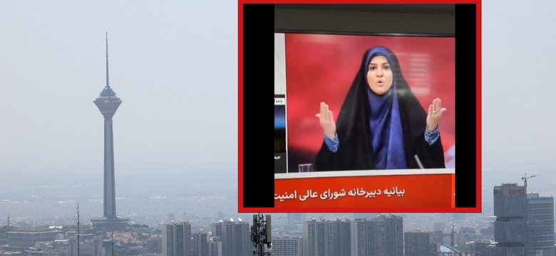 "Allah Akbar". Dramatyczne sceny w irańskiej telewizji. Atak Izraela przerwał program na żywo