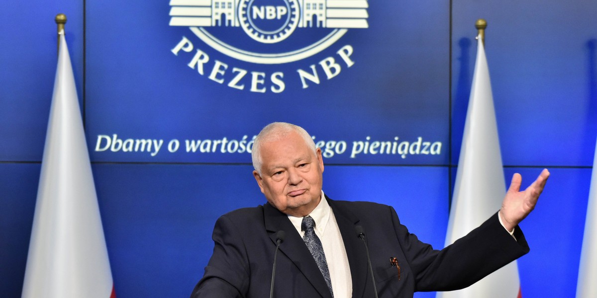 Prezes NBP Adam Glapiński.