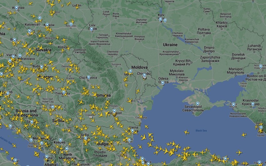 Zatvoreno nebo nad Moldavijom