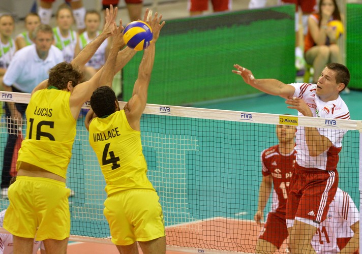 Kamil Stoch zabrał żonę na mecz polskich siatkarzy w Lidze Światowej