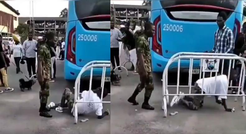 Soldier’s punishment to camouflage uniform-wearing boy will make you throw yours away (video)