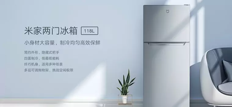 Xiaomi zaprezentowało tanią lodówkę MIJIA Double-door Small Refrigerator