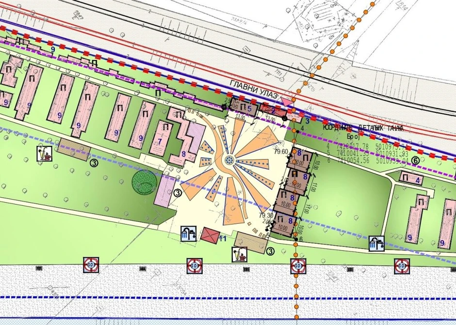 Glavni ulaz na Štrand