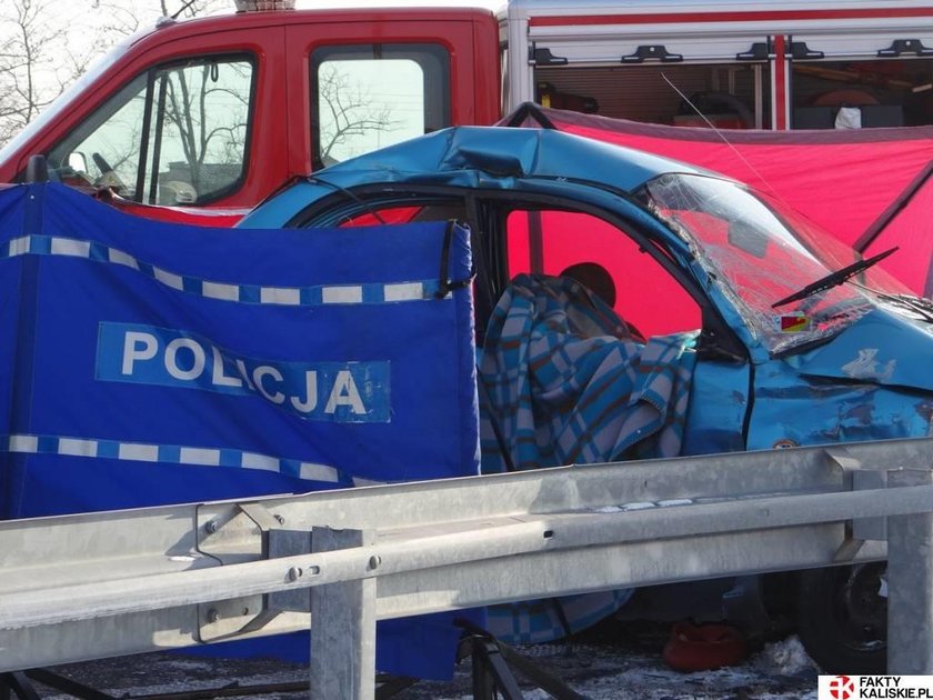 Tragiczny wypadek. Żona zginęła, mąż w ciężkim stanie