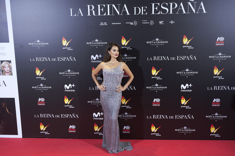 Penélope Cruz na premierze filmu "La reina de España"