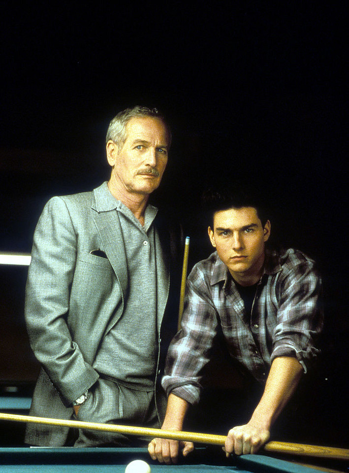 Paul Newman i Tom Cruise w filmie "Kolor pieniędzy" (1986)