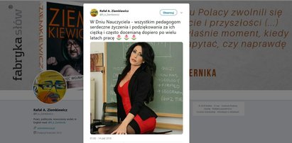 Wpadka prawicowego publicysty. Pokazał kadr z ostrego porno