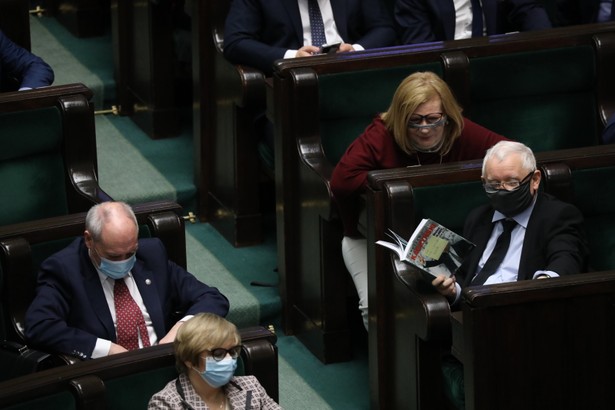 Jarosław Kaczyński w Sejmie