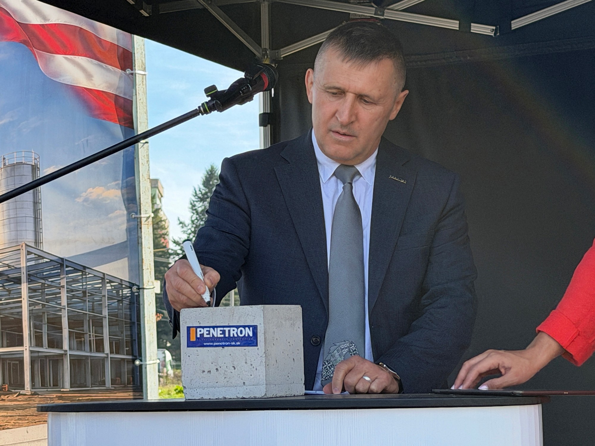 Konateľ spoločnosti Penetron Slovakia Evgenii Artiukh.