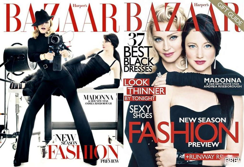 Madonna, Andrea Riseborough - Harper's Bazaar