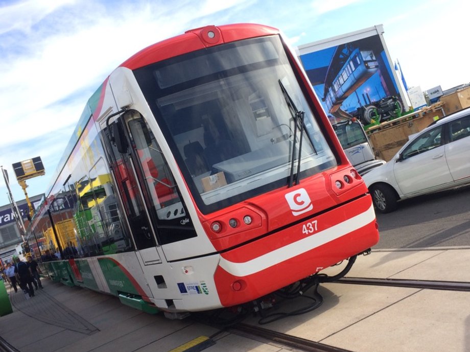 Na targach można też zobaczyć pociągi miejskie i tramwaje