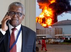 VIDEO: Fire guts section of $19bn Dangote Refinery