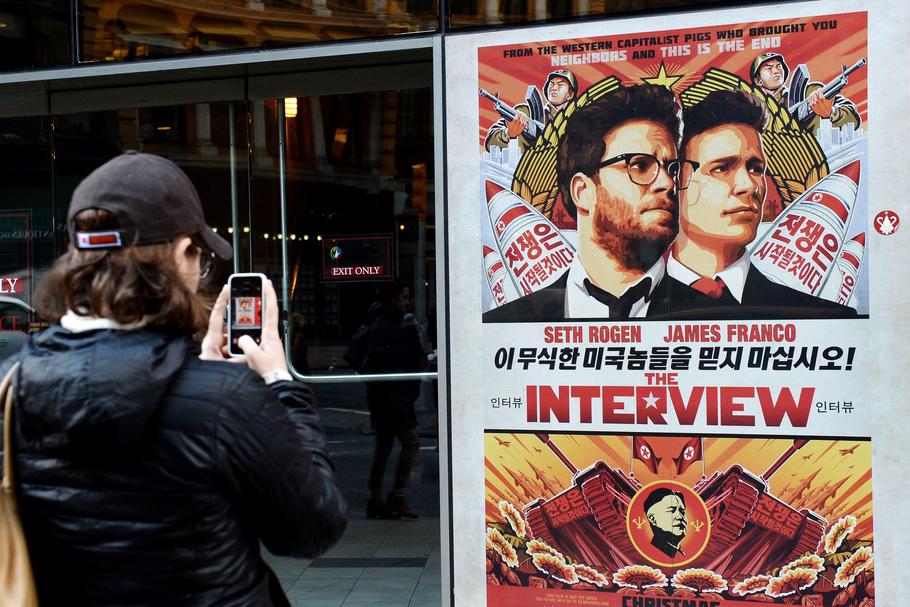 Plakat promujący film "The Interview"