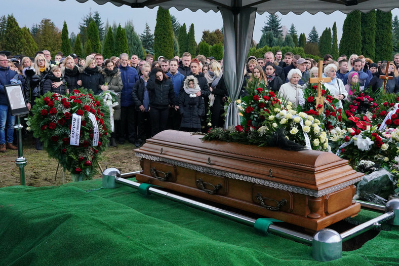Listopad 2019 r., pogrzeb Adama Czerniejewskiego w Koninie