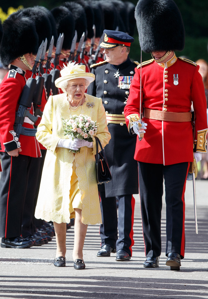 Królowa Elżbieta II podczas wizyty w Szkocji
