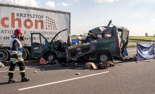 Tragiczny wypadek na obwodnicy Lublina. Pięć osób nie żyje