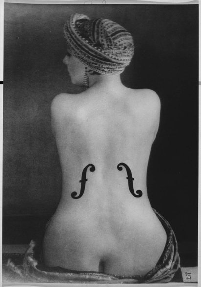 Man Ray, "Skrzypce Ingresa"