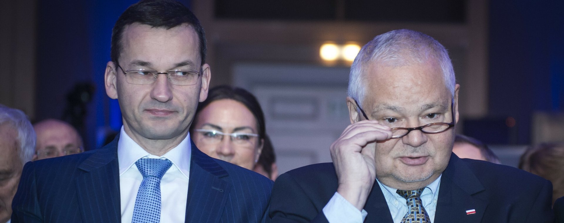 Premier Mateusz Morawiecki i prezes NBP Adam Glapiński