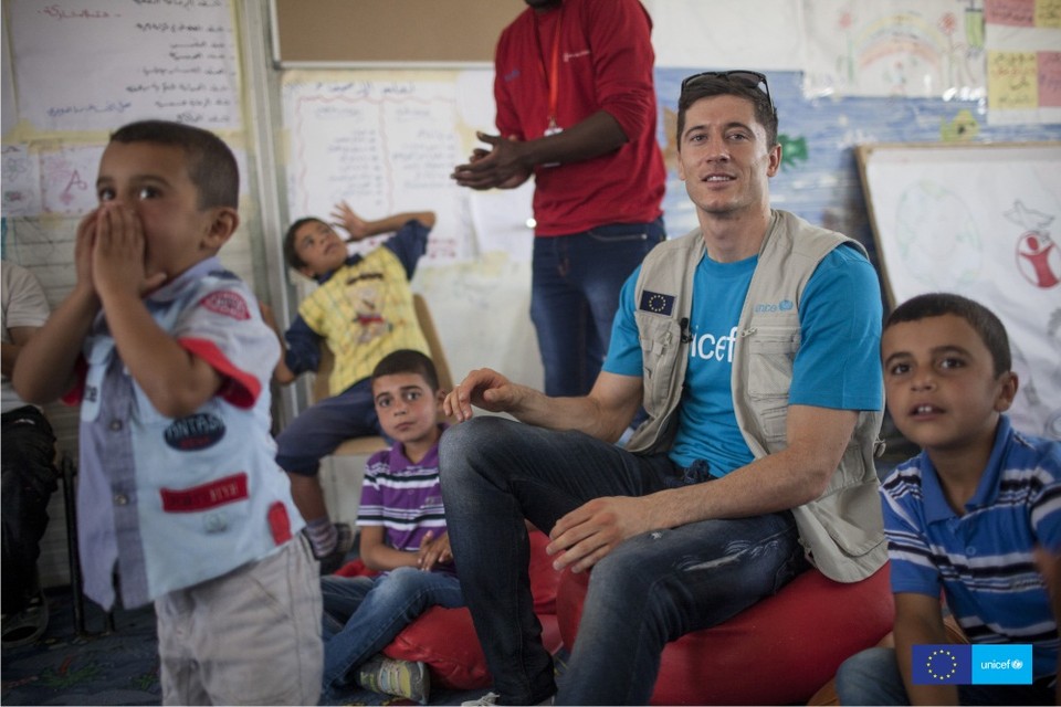 Robert Lewandowski ambasadorem UNICEF