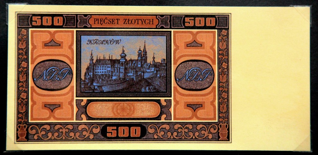 Banknoty polskie. Projektant i grafik ANDRZEJ HEIDRICH