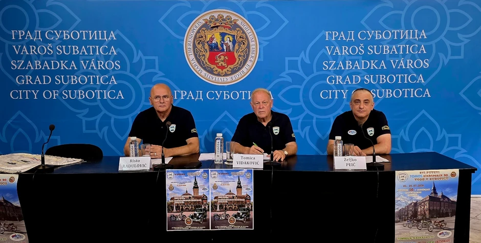 Risto Radulović, Tomica Vidaković i Željko Peić