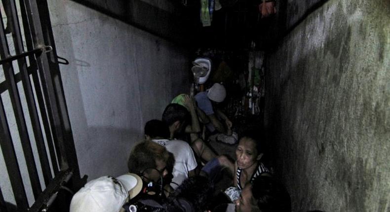 The Philippines' police chief has defended the detention of a dozen people inside a closet-sized secret cell in a case that raised further alarm about abuses under President Rodrigo Duterte's deadly war on drugs