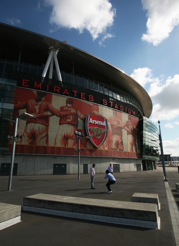 Emirates Stadium, stadion klubu piłkarskiego Arsenal, Londyn, Wielka Brytania