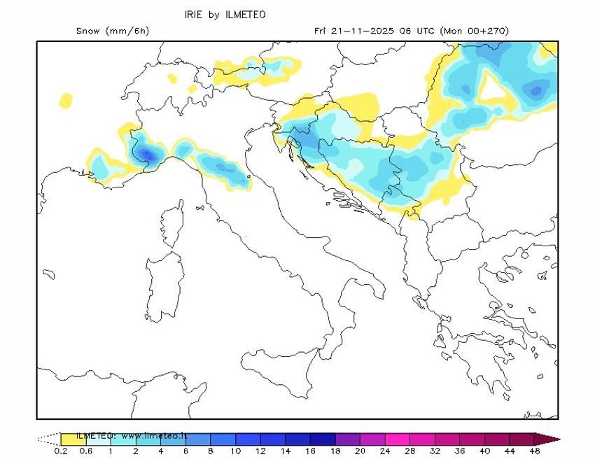 Modeli Ivana Ristića najavljuju sneg za Aranđelovdan