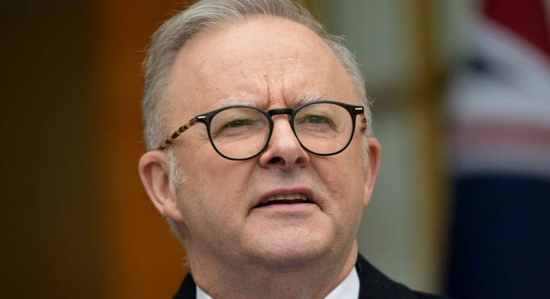 I want them off their devices and onto the footy field, Prime Minister Anthony Albanese said.Pool/Getty Images