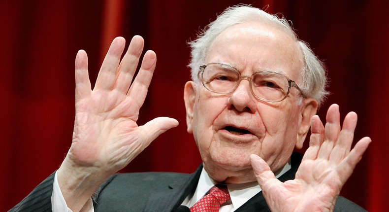 Warren Buffett speaks onstage during Fortune's Most Powerful Women Summit at the Mandarin Oriental Hotel on October 13, 2015 in Washington, DC.Paul Morigi/Getty Images