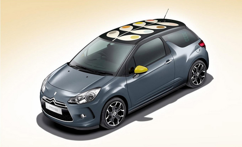 Citroen DS3 z kwiatkami tu i ówdzie