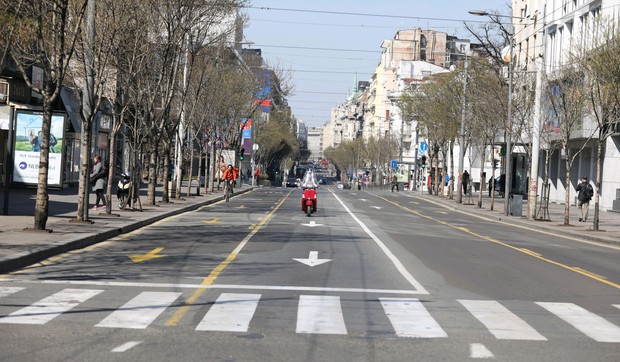 Beograd, prazne ulice