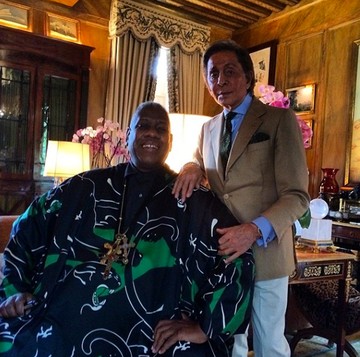 André Leon Talley volt a Vogue hivatalos képviselője a partin.