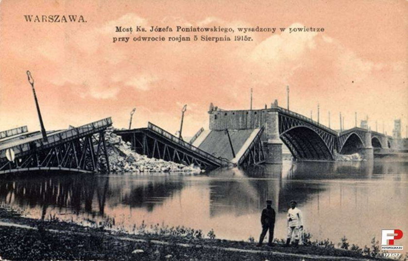 Odsłonił się most na Wiśle