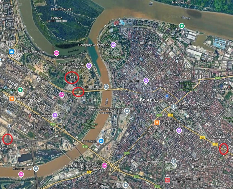 Mapa sistema za detekciju brzine: Ovo su četiri lokacije