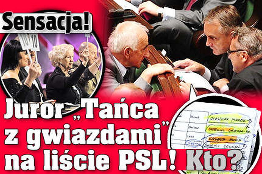 Sensacja! Juror "Tańca z gwiazdami" na liście PSL! Kto?