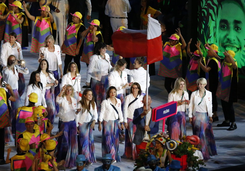 Rio 2016: Zaskakujący strój Polek podczas ceremonii otwarcia igrzysk