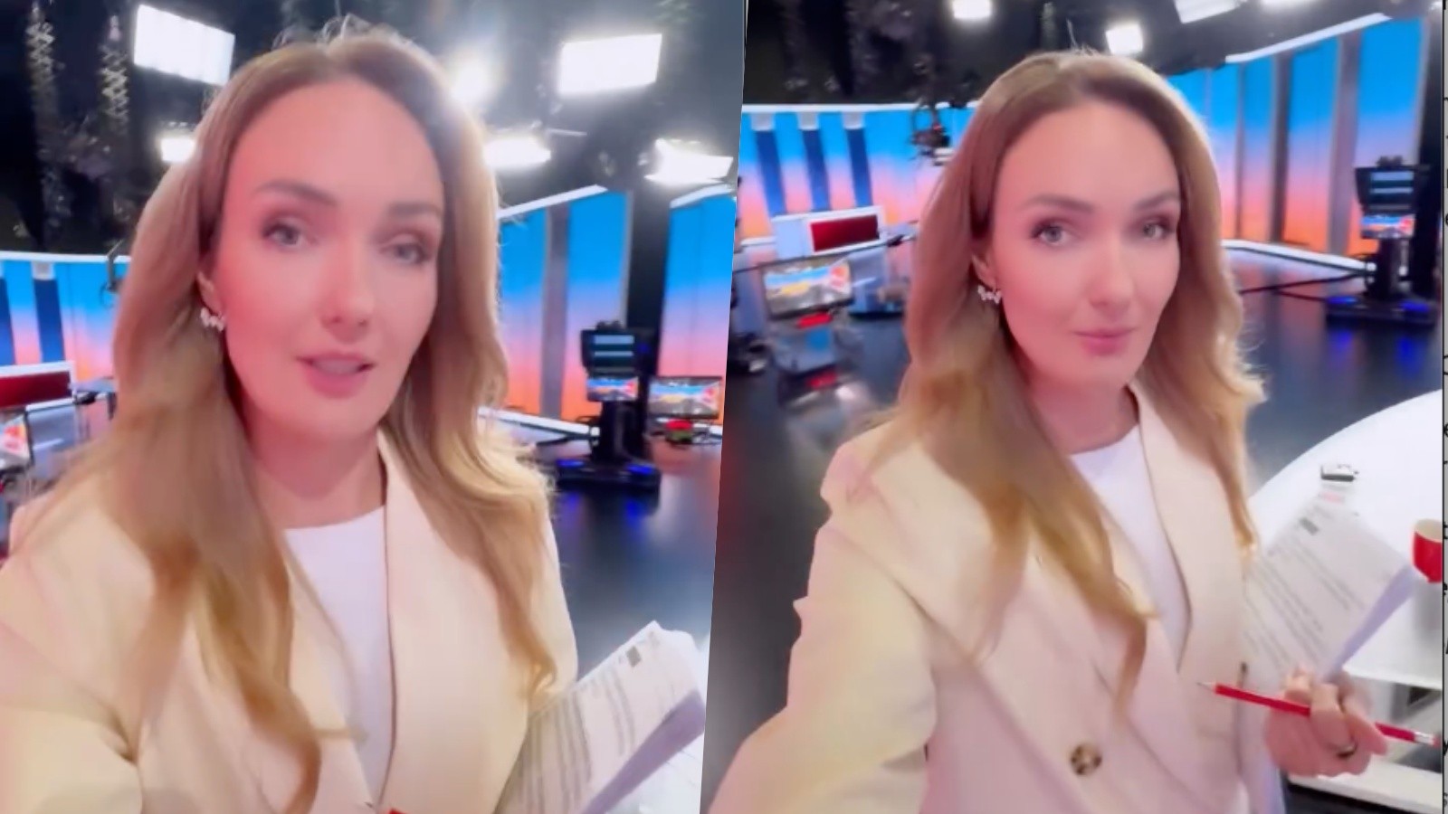Moderátorka jojkárskej relácie Ranné noviny Alena Stračiaková.
