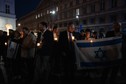 Protest Palestyńczyków pod pomnikiem Kopernika