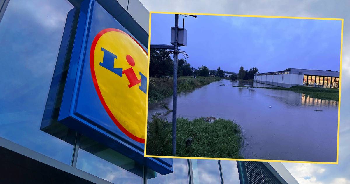 Lidl w Katowicach zagrożony po ulewach. Wybudowali go na terenach zalewowych