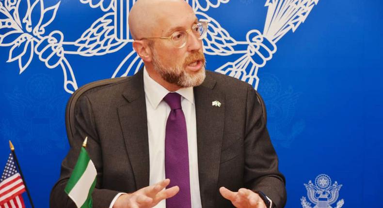 David Greene, the Chargé d’Affaires of the US, Embassy in Nigeria. [Guardian]