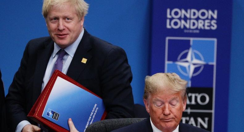 Boris Johnson Donald Trump