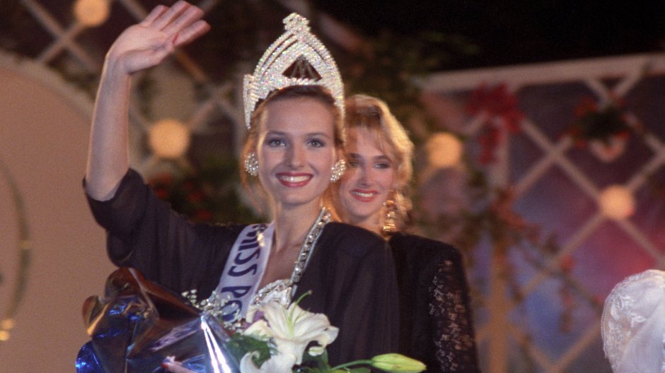 Koncert finałowy Miss Polski 1991 w Operze Leśnej. Agnieszka Kotlarska zdobywa tytuł