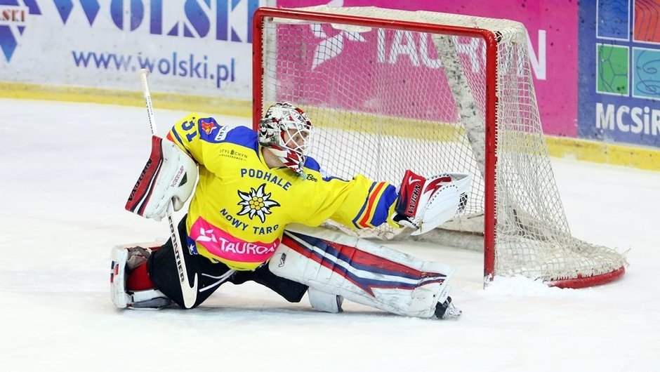 Ihar Brykun - bramkarz Tauronu Podhale Nowy Targ