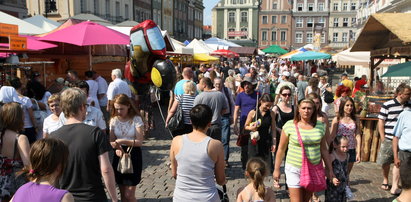 Tłumy na poznańskim Starym Rynku