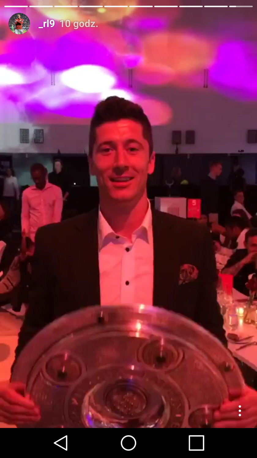 Lewandowscy na imprezce Bayernu