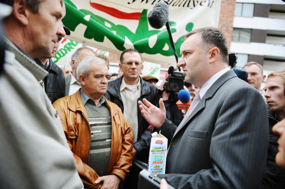 WARSZAWA AKCJA PROTESTACYJNA ROLNICY