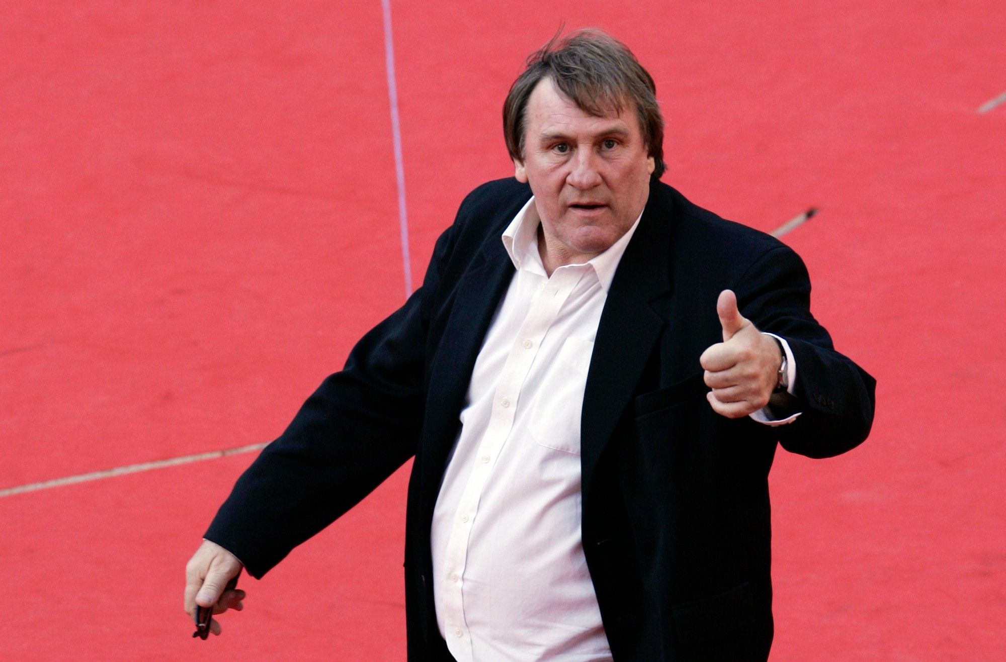 Francúzsky herec Gérard Depardieu v roku 2007.