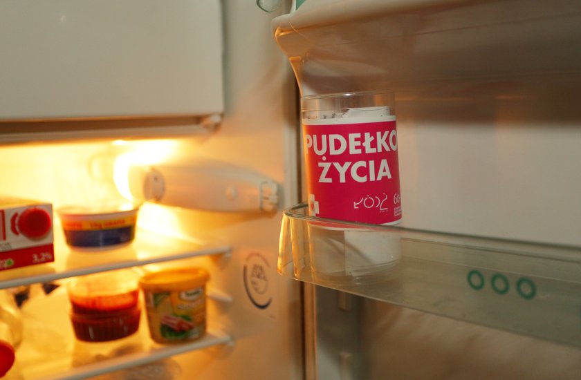 Pudełko życia w lodówce