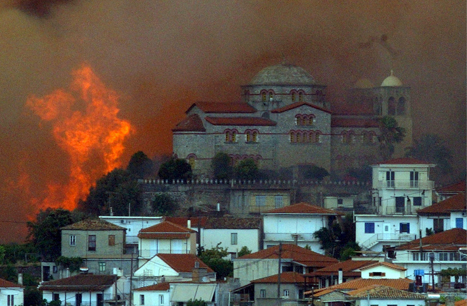 Grecja w płomieniach
